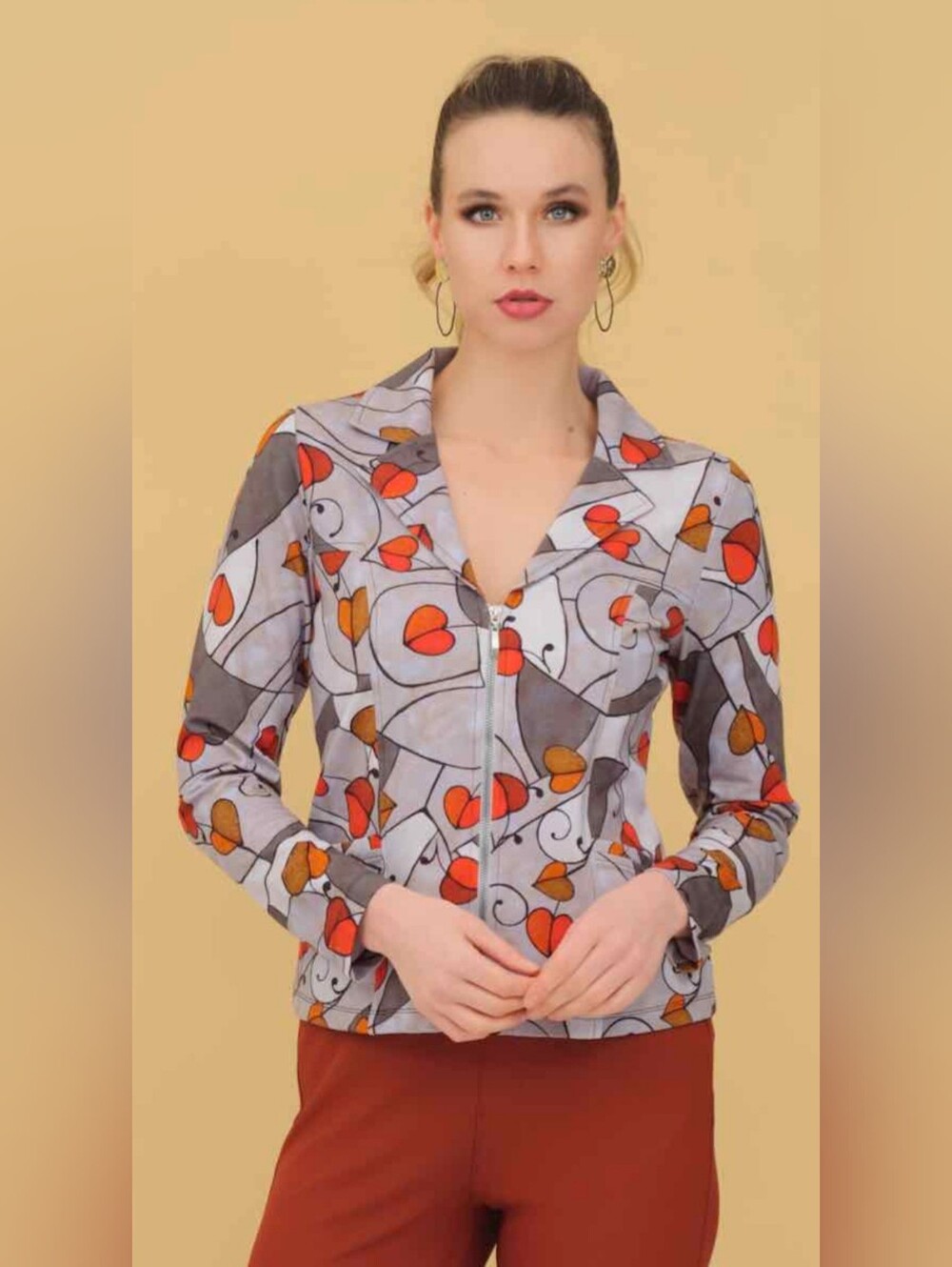 Dolcezza Zipper Blazer